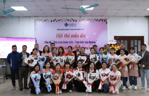 Công đoàn Thép Việt - Sing thi nấu ăn “Bữa cơm đoàn viên – Trọn tình yêu thương” chào mừng ngày Quốc tế Phụ nữ 2025
